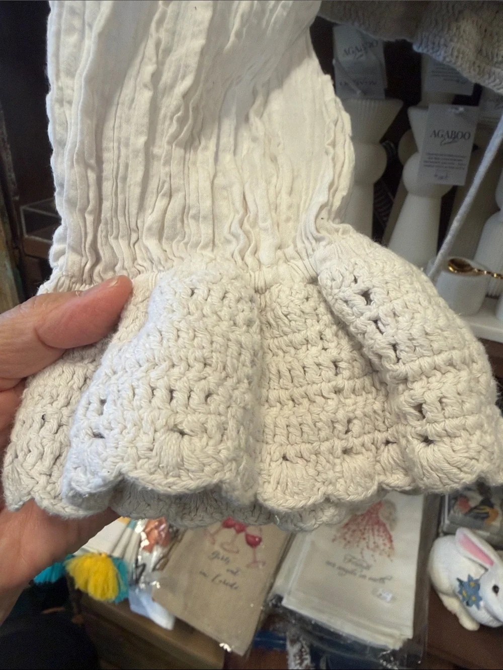 Free People hand crocheted